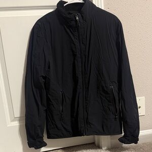 Banana Republic Black Fleece Lined Windbreaker